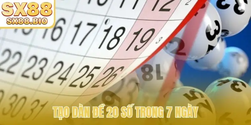 Dàn Đề 20 Số - Chìa Khóa Chiến Thắng Độc Quyền
